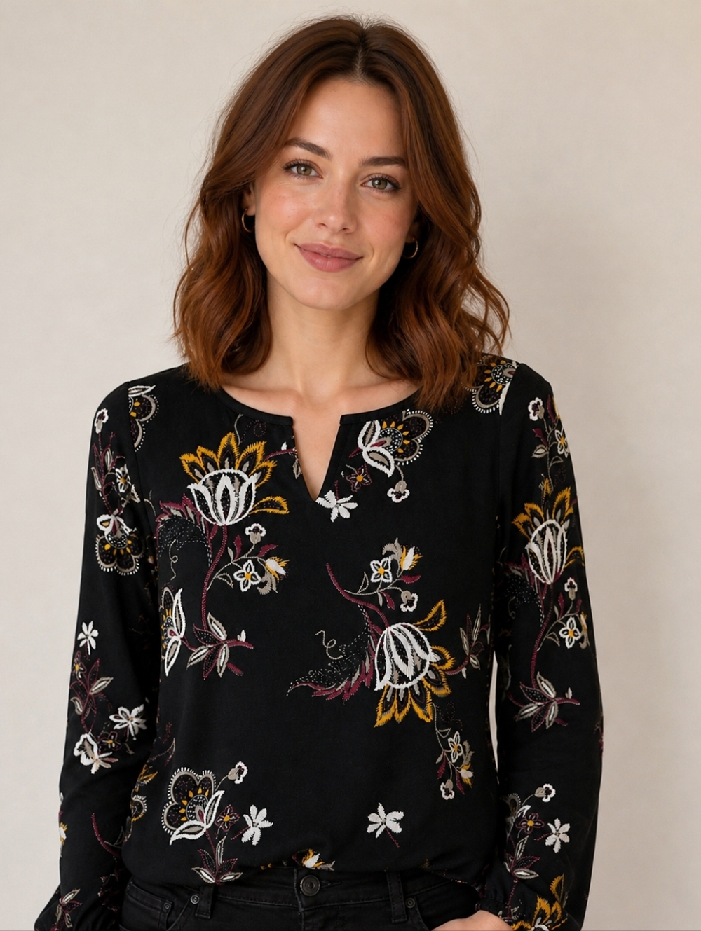 SAN FRANCISCO FLORAL PRINT BLOUSE SIZE S/M